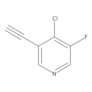 4-Chloro-3-ethynyl-5-fluoropyridine Structure