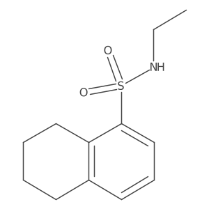N-ethyl-5,6,7,8-tetrahydronaphthalene-1-sulfonamide Structure