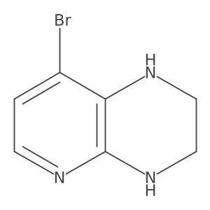 8-Bromo-1,2,3,4-tetrahydropyrido[2,3-b]pyrazine Structure