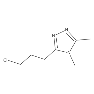3-(3-Chloropropyl)-4,5-dimethyl-4H-1,2,4-triazole Structure