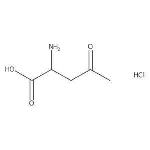 2-Amino-4-oxopentanoic acid hydrochloride Structure