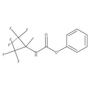 Carbamic acid, [1,1-bis(trifluoromethyl)ethyl]-, phenyl ester结构式