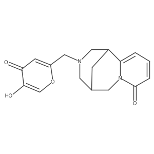 3-[(5-hydroxy-4-oxo-4H-pyran-2-yl)methyl]-1,2,3,4,5,6-hexahydro-8H-1,5-methanopyrido[1,2-a][1,5]diazocin-8-one Structure