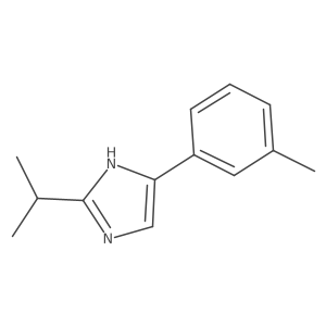 2-Isopropyl-5-(m-tolyl)-1H-imidazole结构式