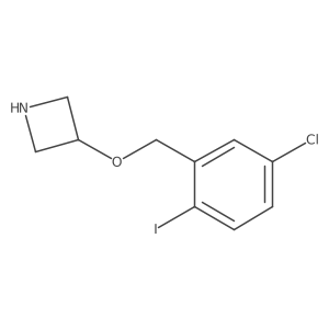 3-[(5-Chloro-2-iodophenyl)methoxy]azetidine Structure