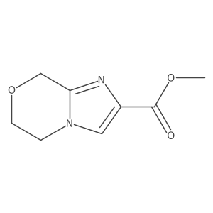 methyl 5H,6H,8H-imidazo[2,1-c][1,4]oxazine-2-carboxylate结构式