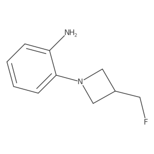 2-(3-(Fluoromethyl)azetidin-1-yl)aniline结构式