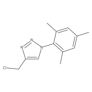 4-(chloromethyl)-1-(2,4,6-trimethylphenyl)-1H-1,2,3-triazole Structure