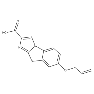 7-(2-Propen-1-yloxy)-imidazo[2,1-b]benzothiazole-2-carboxylic acid Structure