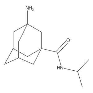 3-amino-N-(propan-2-yl)adamantane-1-carboxamide Structure
