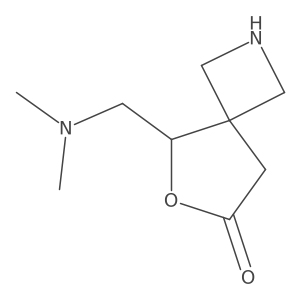 5-[(Dimethylamino)methyl]-6-oxa-2-azaspiro[3.4]octan-7-one Structure