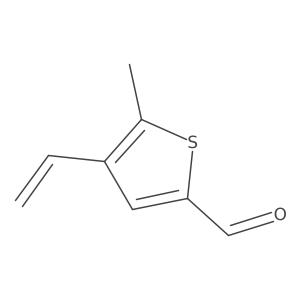 4-Ethenyl-5-methylthiophene-2-carbaldehyde结构式