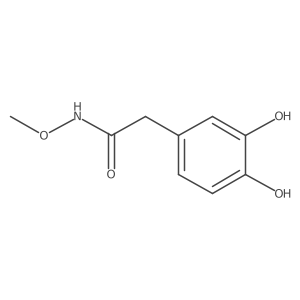 2-(3,4-dihydroxyphenyl)-N-methoxyacetamide Structure