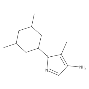 1-(3,5-dimethylcyclohexyl)-5-methyl-1H-pyrazol-4-amine Structure
