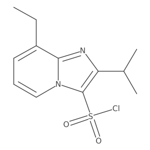 8-Ethyl-2-(propan-2-yl)imidazo[1,2-a]pyridine-3-sulfonyl chloride Structure