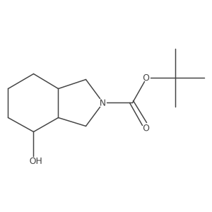 tert-butyl (3aS,7aS)-4-hydroxy-1,3,3a,4,5,6,7,7a-octahydroisoindole-2-carboxylate结构式