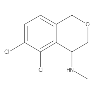 (R)-5,6-Dichloro-N-methylisochroman-4-amine Structure