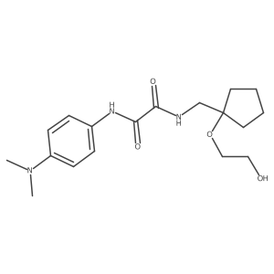 N1-(4-(dimethylamino)phenyl)-N2-((1-(2-hydroxyethoxy)cyclopentyl)methyl)oxalamide Structure