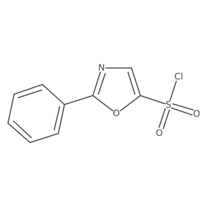 2-Phenyl-1,3-oxazole-5-sulfonyl chloride Structure