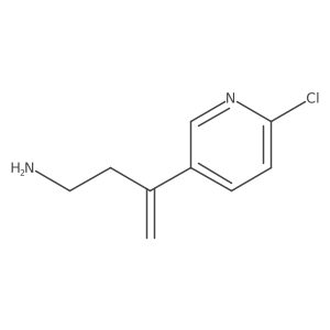 3-(6-Chloropyridin-3-yl)but-3-en-1-amine Structure
