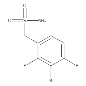 (3-Bromo-2,4-difluorophenyl)methanesulfonamide结构式