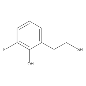 2-Fluoro-6-(2-sulfanylethyl)phenol Structure