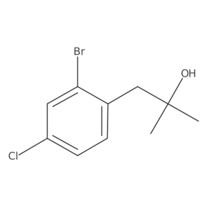 1-(2-Bromo-4-chlorophenyl)-2-methylpropan-2-ol Structure