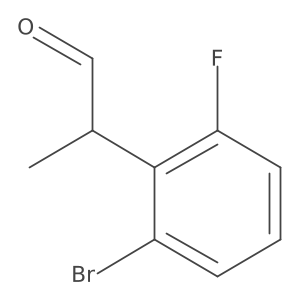 2-(2-Bromo-6-fluorophenyl)propanal Structure