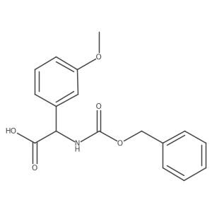 (2S)-2-{[(benzyloxy)carbonyl]amino}-2-(3-methoxyphenyl)acetic acid Structure