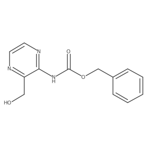 benzyl N-[3-(hydroxymethyl)pyrazin-2-yl]carbamate Structure