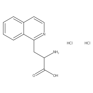 2-Amino-3-(isoquinolin-1-yl)propanoic acid dihydrochloride Structure