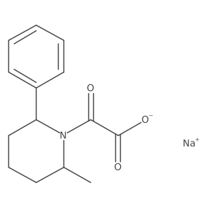 rel-Sodium 2-((2S,6S)-2-methyl-6-phenylpiperidin-1-yl)-2-oxoacetate Structure
