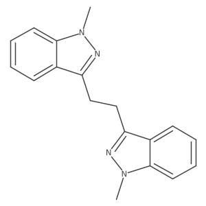 1H-Indazole, 3,3a(2)-ethylenebis[1-methyl- Structure