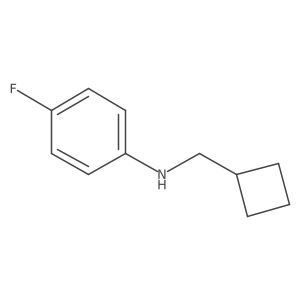 Cyclobutylmethyl-(4-fluoro-phenyl)-amine Structure