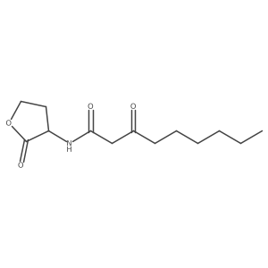 N-(3-Oxononanoyl)-L-homoserine lactone结构式