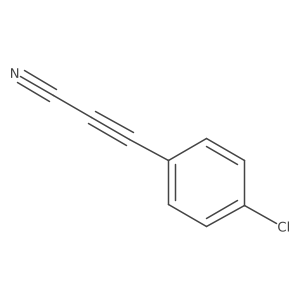 3-(4-Chlorophenyl)-2-propynenitrile结构式