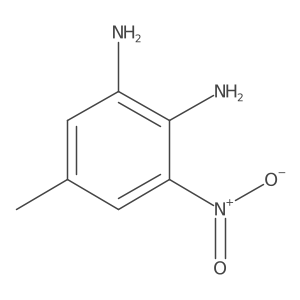 5-Methyl-3-nitrobenzene-1,2-diamine结构式