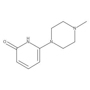 6-(4-Methyl-piperazin-1-yl)-pyridin-2-ol结构式