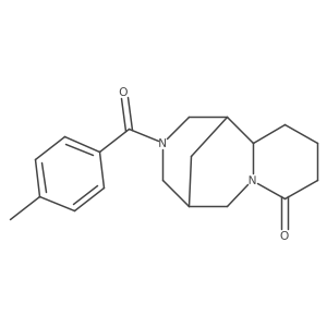 1,5-Methano-8H-pyrido[1,2-a][1,5]diazocin-8-one, decahydro-3-(4-methylbenzoyl)- Structure