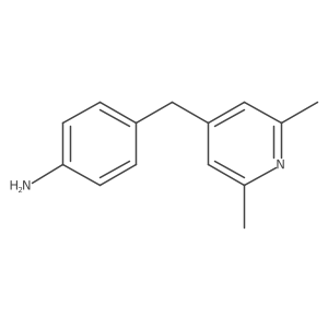 4-[(2,6-Dimethylpyridin-4-yl)methyl]aniline Structure