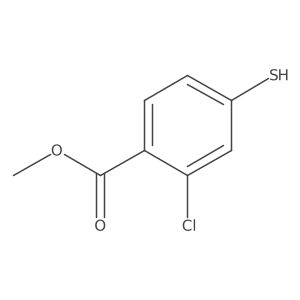 Methyl 2-chloro-4-mercaptobenzoate Structure