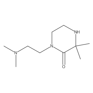 1-(2-(Dimethylamino)ethyl)-3,3-dimethylpiperazin-2-one Structure