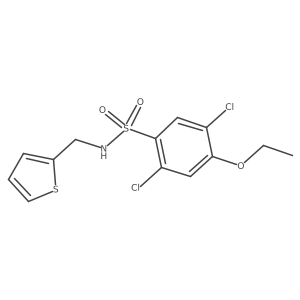 [(2,5-Dichloro-4-ethoxyphenyl)sulfonyl](2-thienylmethyl)amine Structure