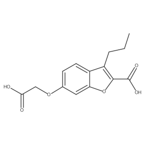 6-(Carboxymethoxy)-3-propyl-1-benzofuran-2-carboxylic acid结构式