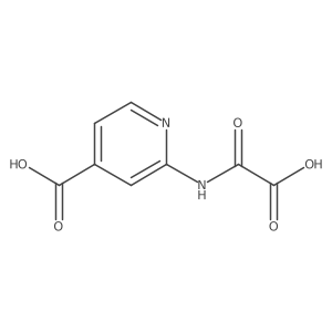 4-Pyridinecarboxylic acid,2-[(carboxycarbonyl)amino]- Structure
