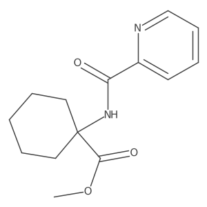 Methyl 1-(picolinamido)cyclohexane-1-carboxylate Structure