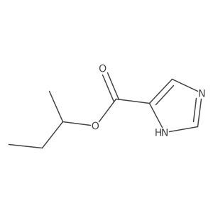 sec-Butyl 1H-imidazole-4-carboxylate结构式