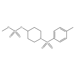 Methyl 1-[(4-methylphenyl)sulfonyl]-4-piperidinyl sulfate Structure