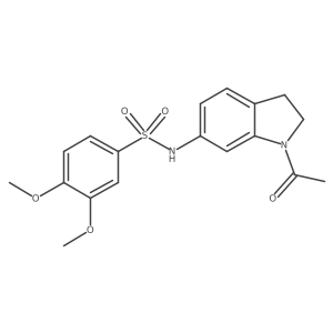 N-(1-acetylindolin-6-yl)-3,4-dimethoxybenzenesulfonamide Structure