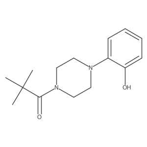 1-[4-(2-Hydroxyphenyl)piperazin-1-yl]-2,2-dimethylpropan-1-one Structure